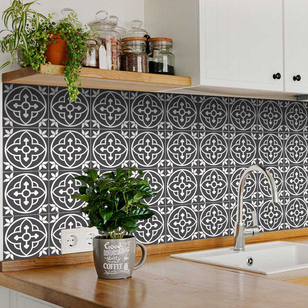 Matt Bathroom tile stickers pattern easy to apply Model - B20