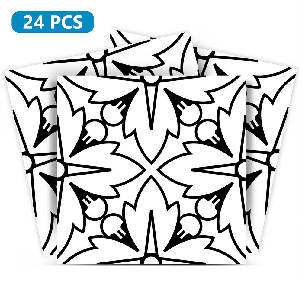 Black and White adhesive backsplash diy tile stickers Model - B29