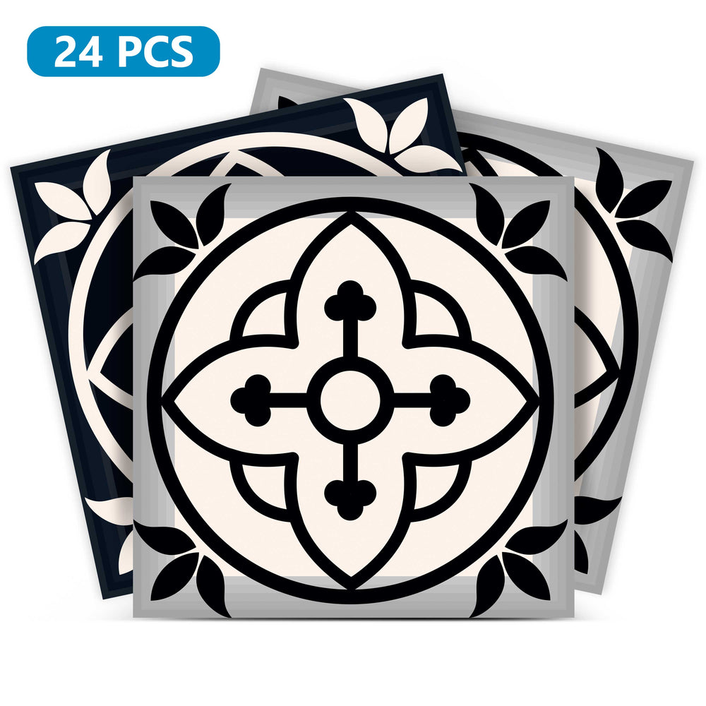 Multicolor Gray peel and stick Décor wall Removable Tile Stickers Model - B39