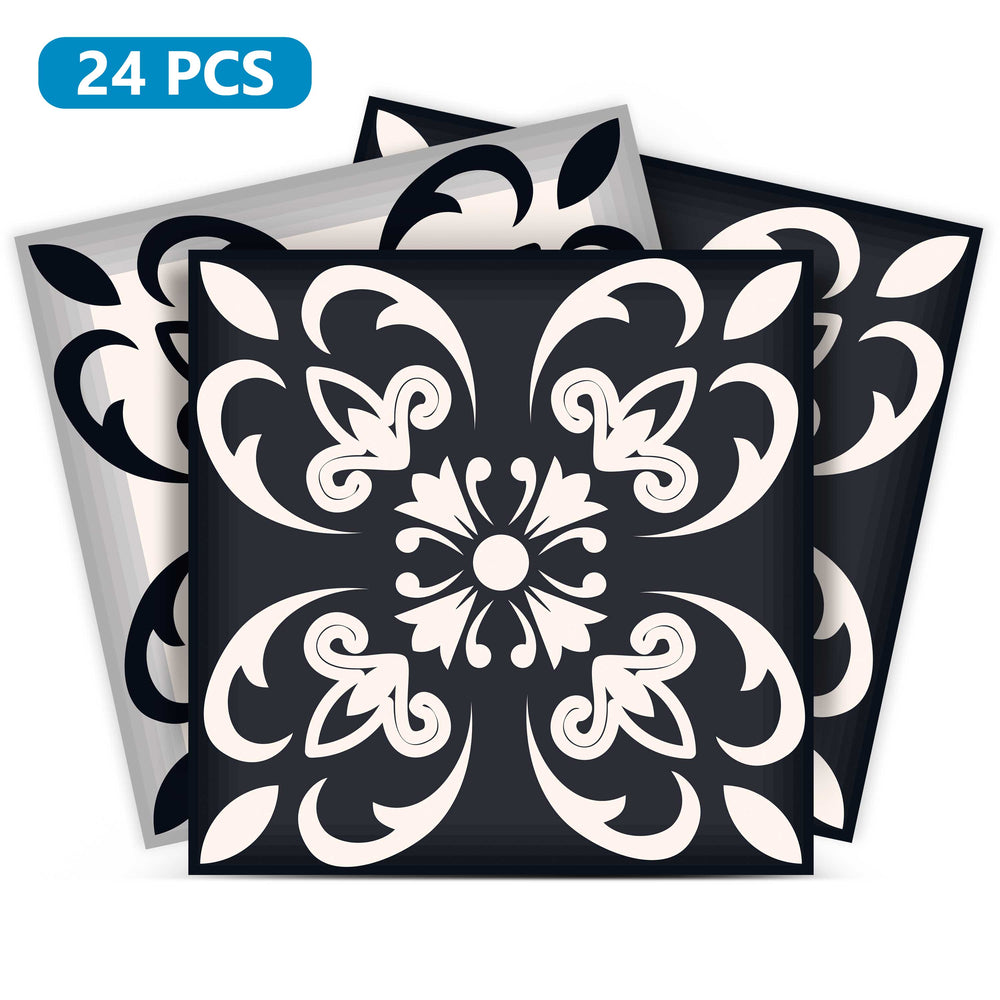 Multicolor Gray tile stickers Durable Floor Tiles décor Model - B41