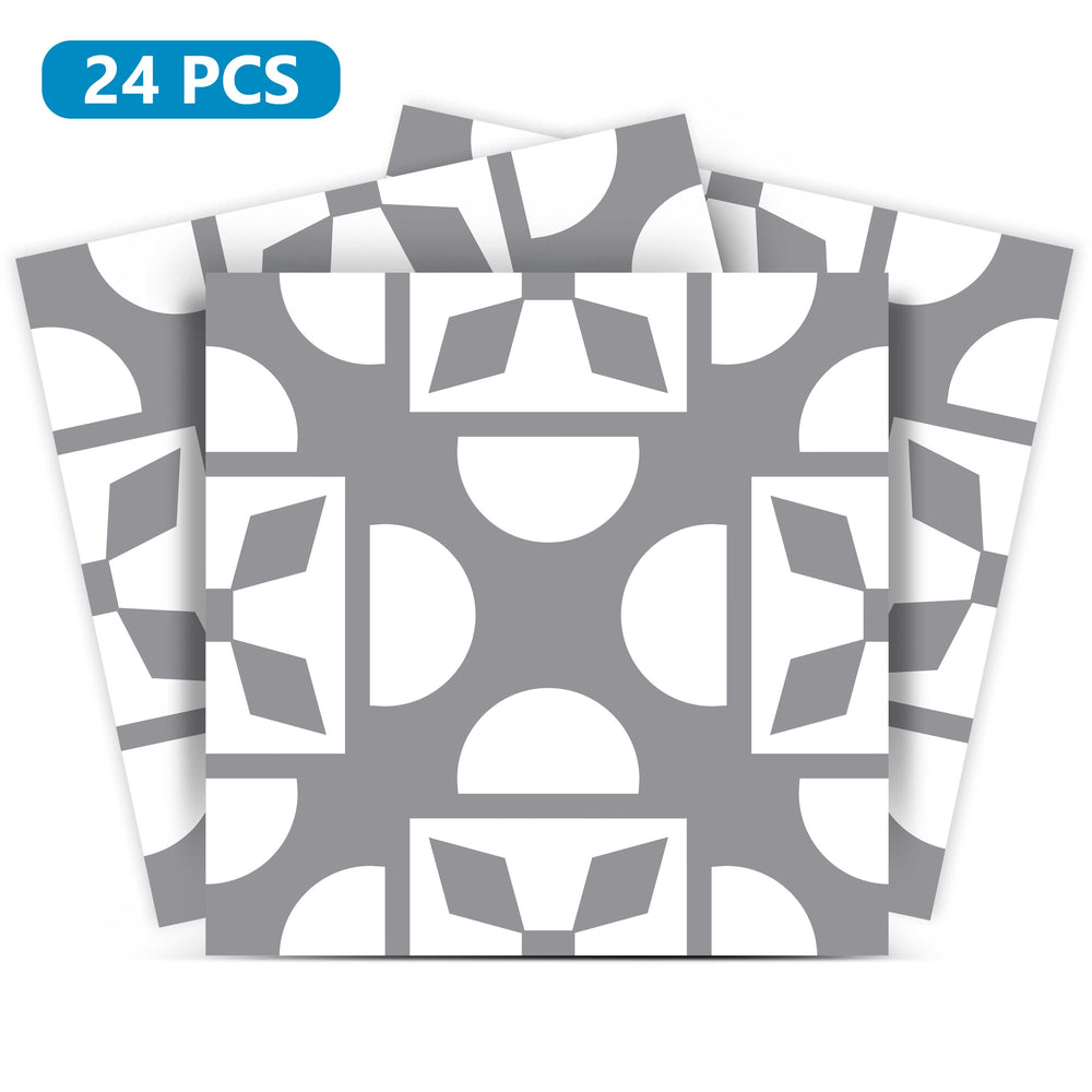 Gray and White Home Décor Tile Stickers kitchens wall stickers Model - B47