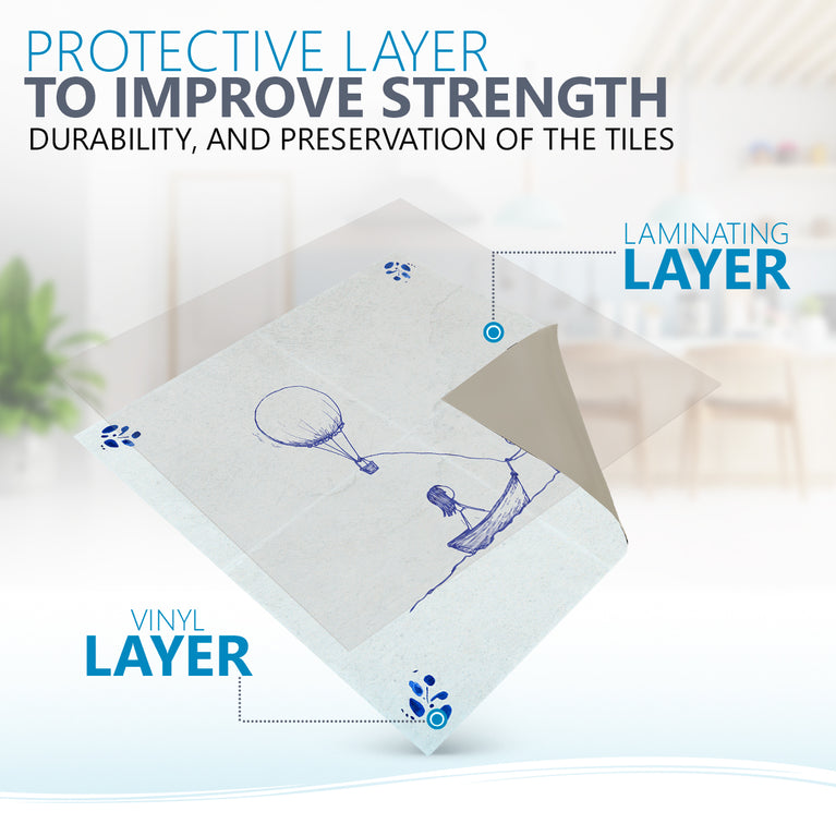 Boat Kids Delft Vintage Blue Design Peel And Stick Tile Stickers delft fireplace surround Kitchen Tile Trends - D69