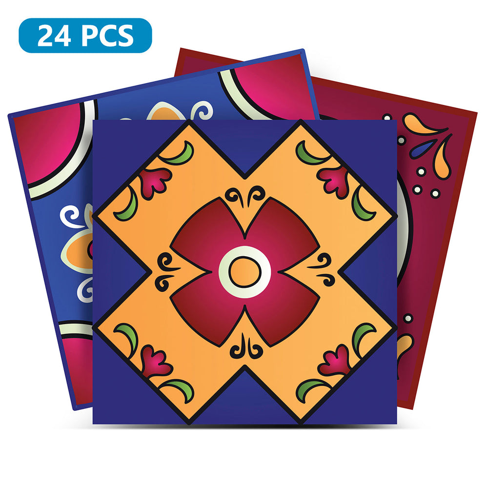 Multicolor Mexican backsplash for beautiful colored home renovation Model - M