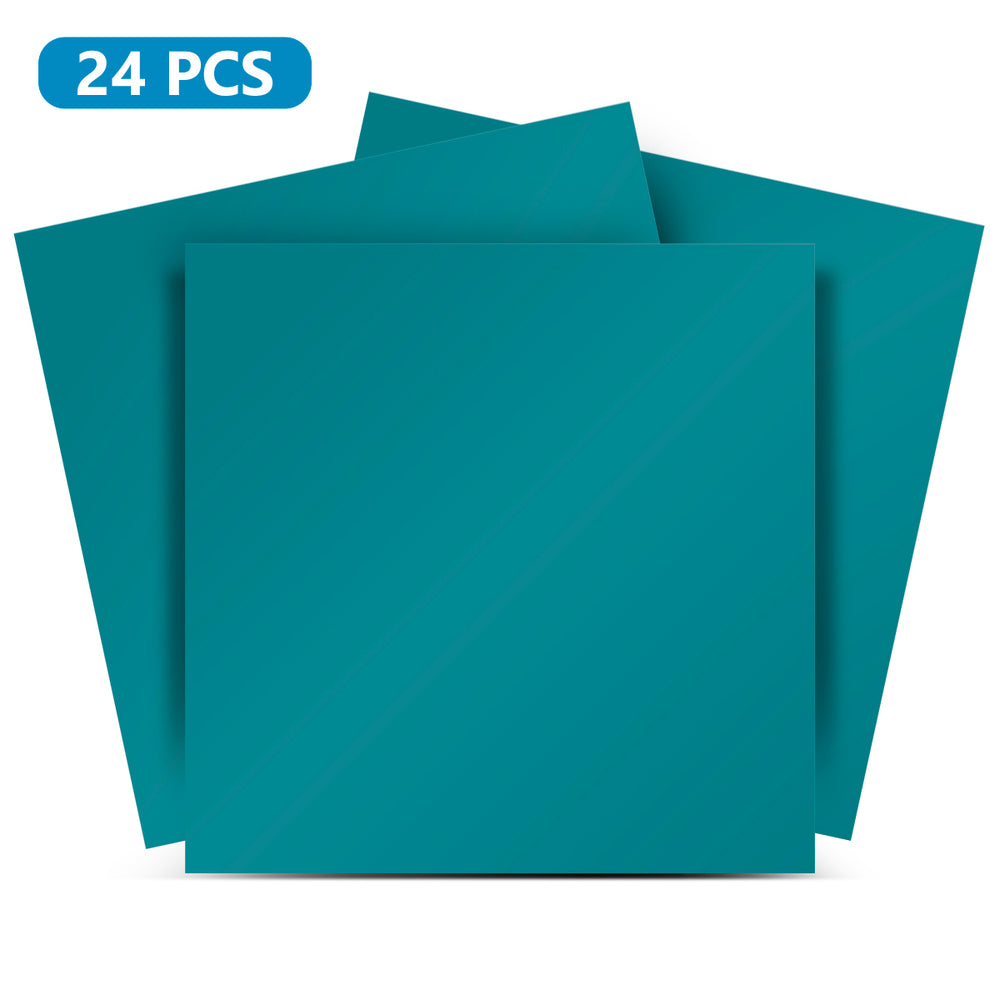 Single Color Solid Blue tile stickers for home renovation Model - PW11