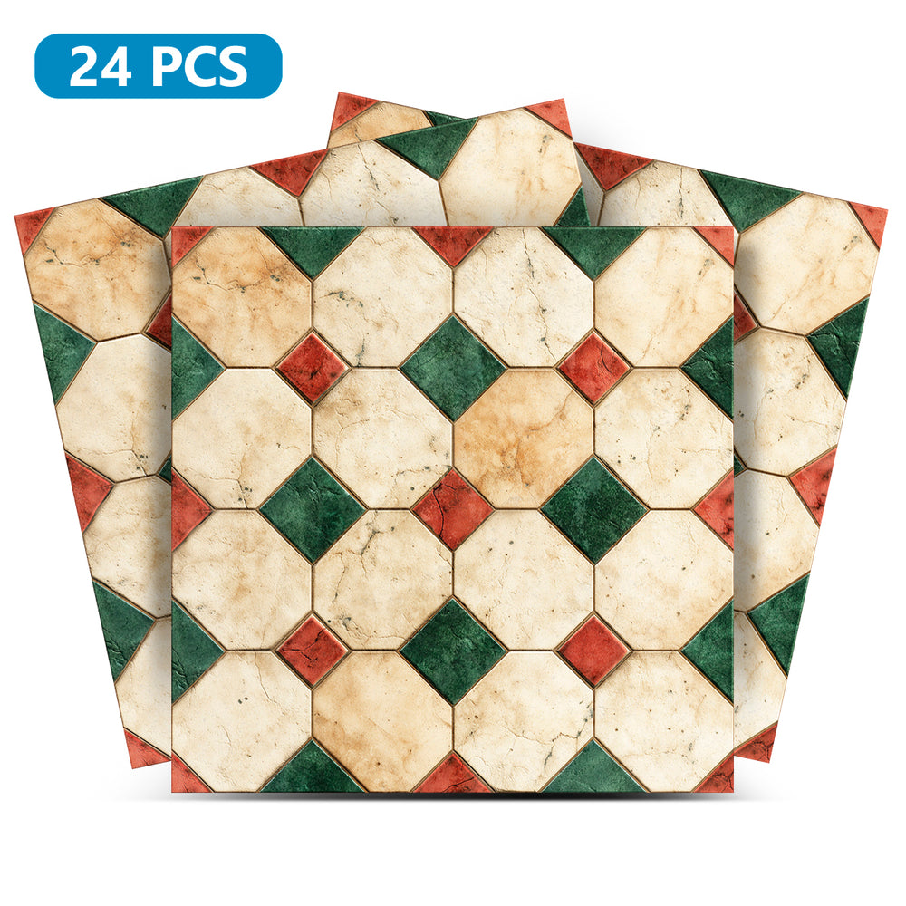 Vintage Pattern Baclsplash Wallpaper Stickers Peel And Stick Model - R155