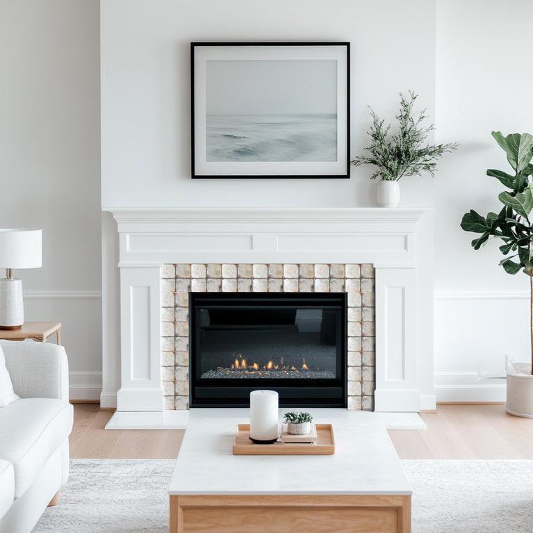 Gray Self-adhesive Tile Stickers Peel and stick stair treads Vintage tilePeel and Stick Tile Stickers for easy bathroom tiles cover Model - R161