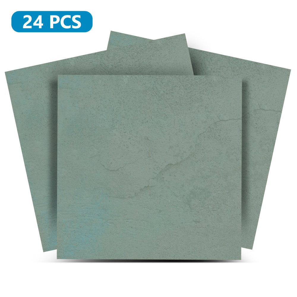 Dark Grey Vintage Rustic Solid Design Tile Stickers Model - R163