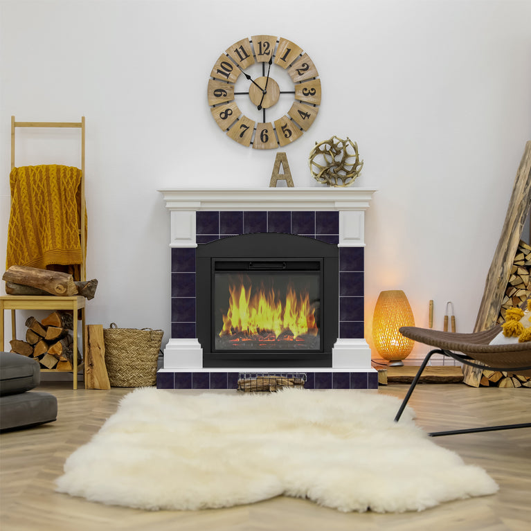 Solid Black Peel And Stick Easy Transforming Dark backsplash Model -R164