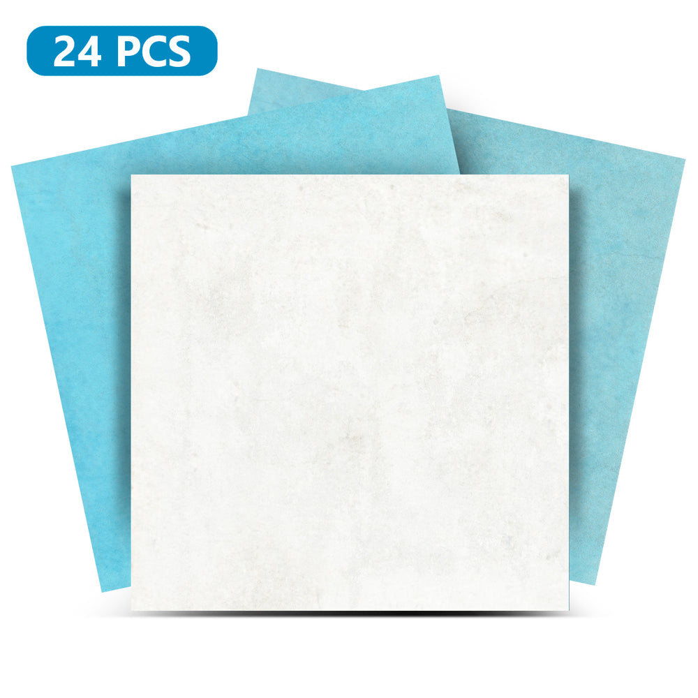 Blue Shade Vintage Kithcen Backsplash Dercor Solid Design Tile Stickers Model - R165