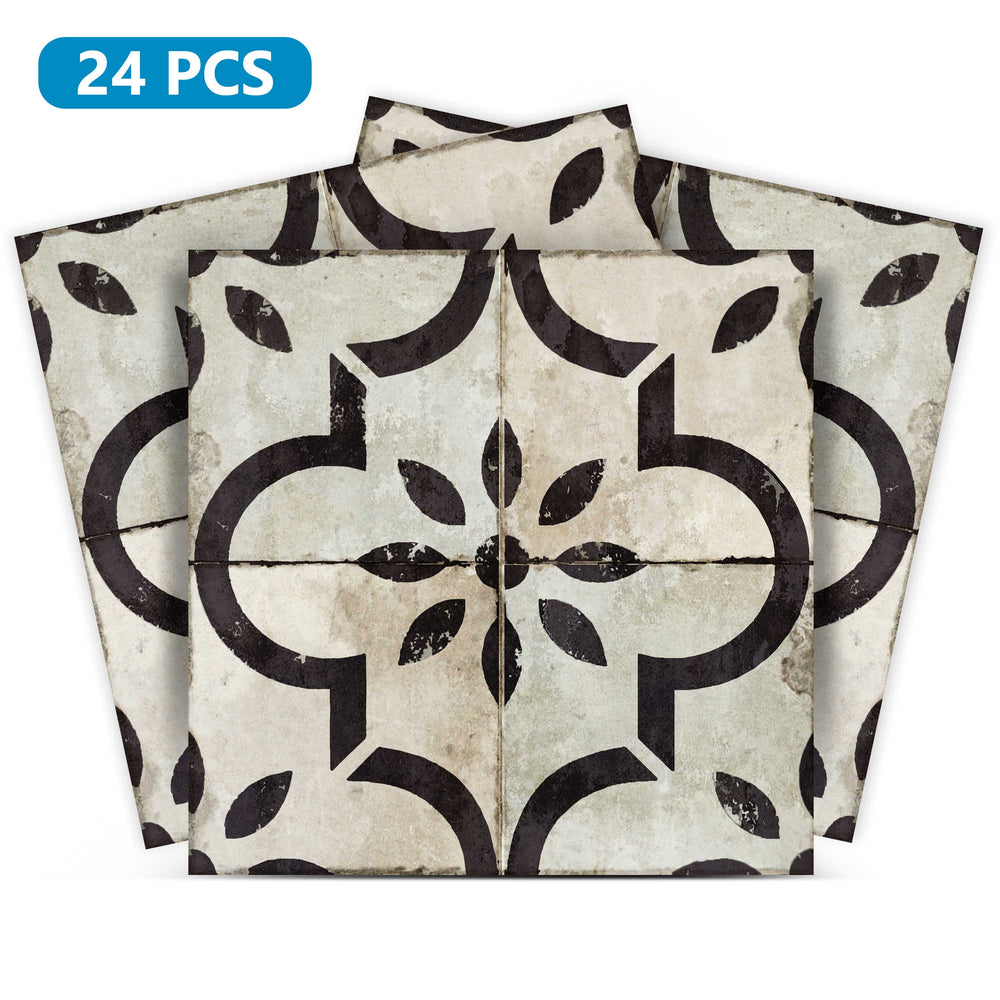 Vintage design Peel and Stick Tile Stickers pattern Rustic floor suitable Model - R42