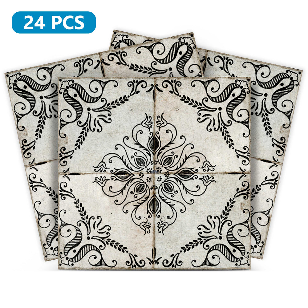 Gray beautiful Backsplash easy to apply Removable Tiles renters friendly Model - V44