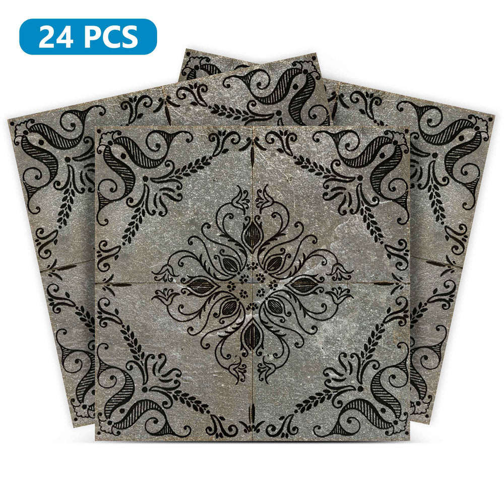 Dark Vintage Backsplash Gray stylish design for home decoration Model - V45