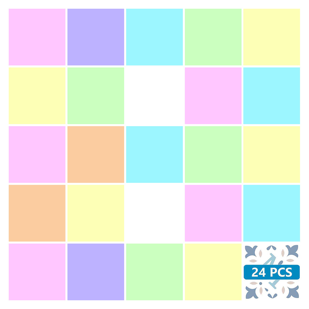 Colorful Solid color tile stickers multiple colors easy to install yourself Model- C61