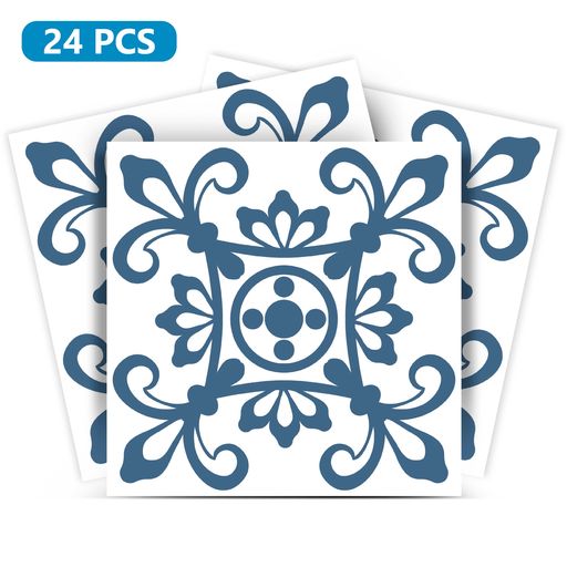 Special Blue and White pattern for bathroom walls and cabinets Model - A15