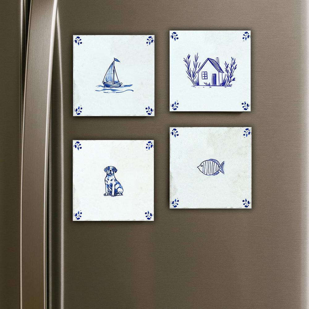 Set of 6 Magnets – 2.5"x2.5" Customizable Fridge Magnets