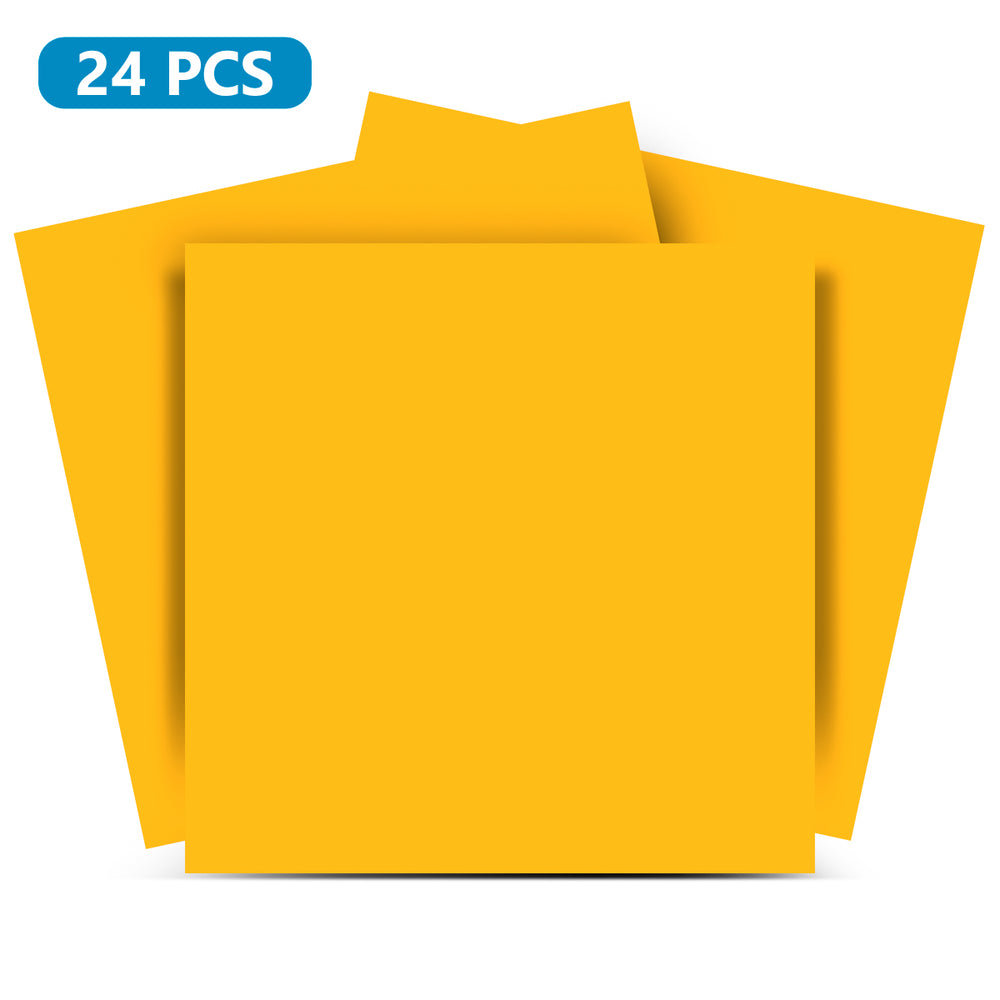 Solid Yellow color Peel and Stick Tile Stickers single color tiles Model - PW01