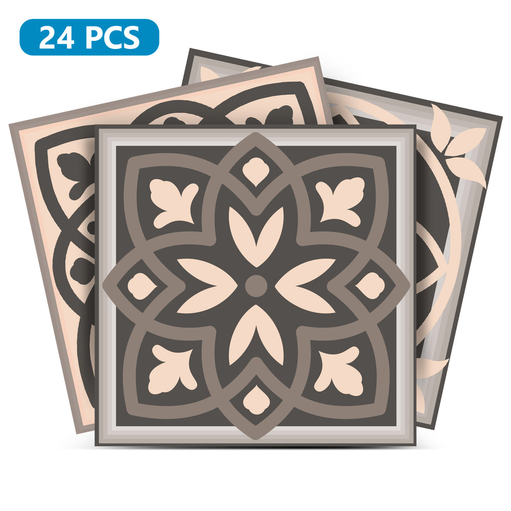 Brown backsplash Tile Stickers different patterns for kitchen makeover Model - SB20
