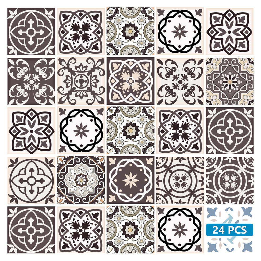 Beautiful Backsplash different patterns Dark colors for home decoration Model - SB26