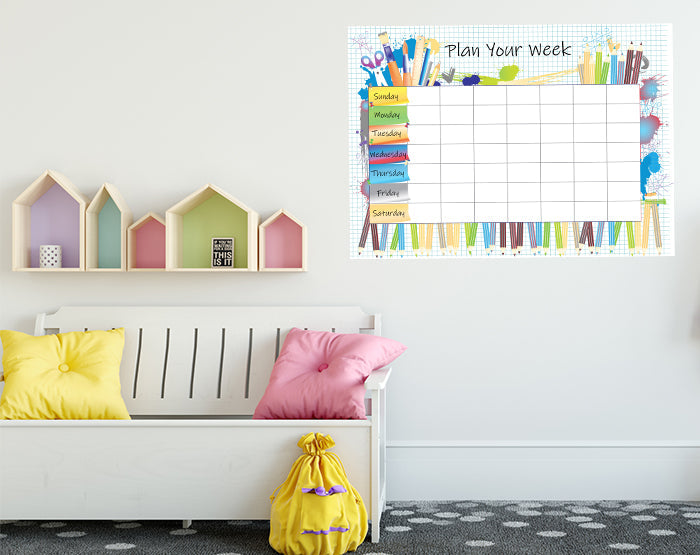 Week planner set of 10 - Enjoy & Plan your week