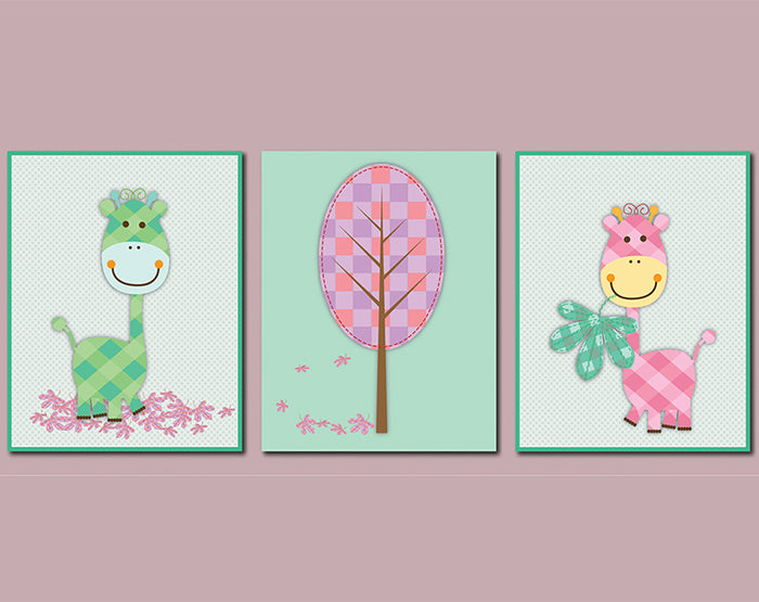 Kids Room Decor Set of 3 decals