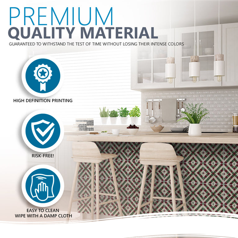 Vintage Pattern Furniture Wallpaper Stickers Peel And Stick Model - R154