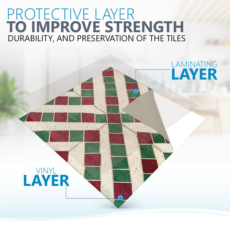 Vintage Pattern Furniture Wallpaper Stickers Peel And Stick Model - R154