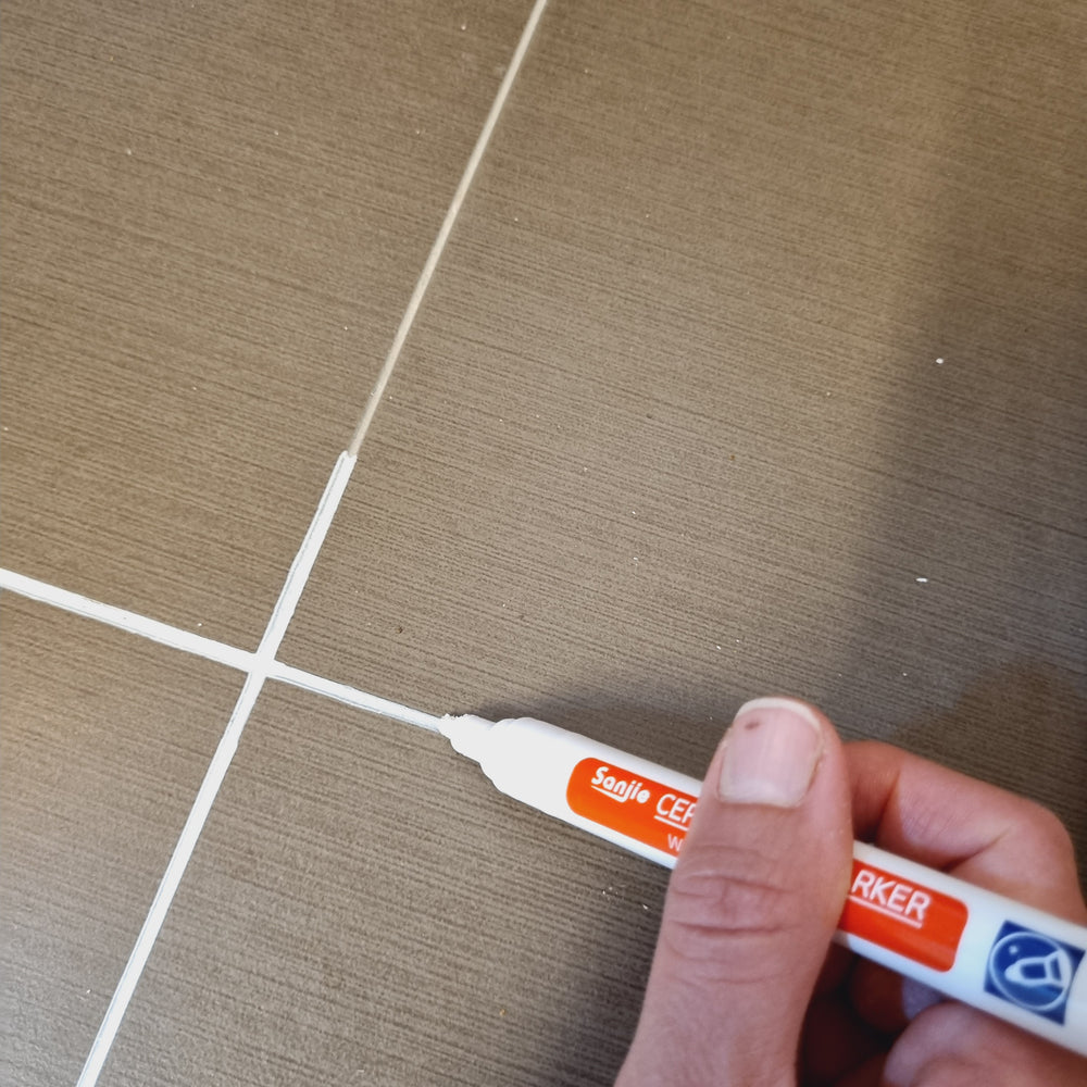 White Waterproof Tile Marker Grout Pen