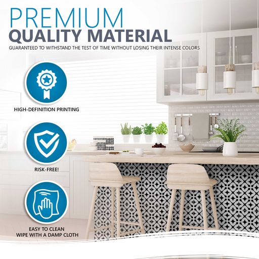 Upgrade Your Home Décor with Removable Tile Stickers Model - BKW5