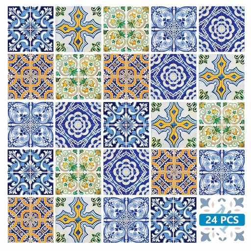 Add a Pop of Style to Your Space with Tile Stickers Model - H73