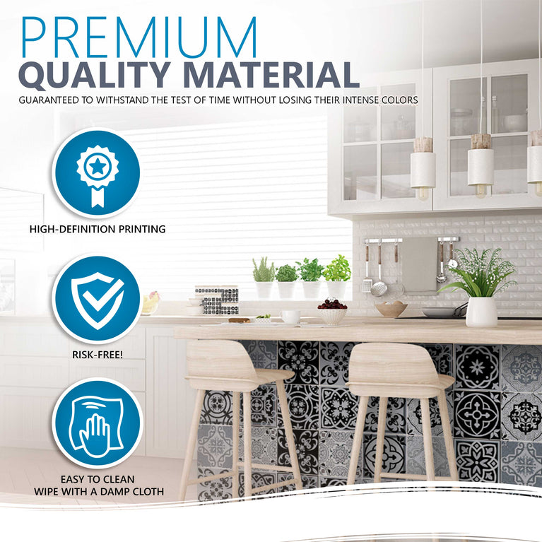 Transform Your Space with Peel and Stick Tile Stickers Model - b13