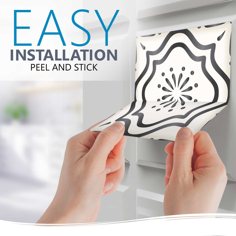 Transform Your Space with Peel and Stick Tile Stickers Model - b507
