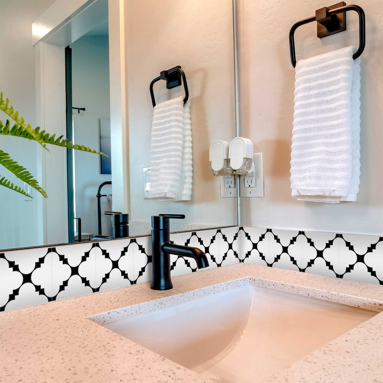 Bathroom Modern tile stickers easy to apply Model - b50