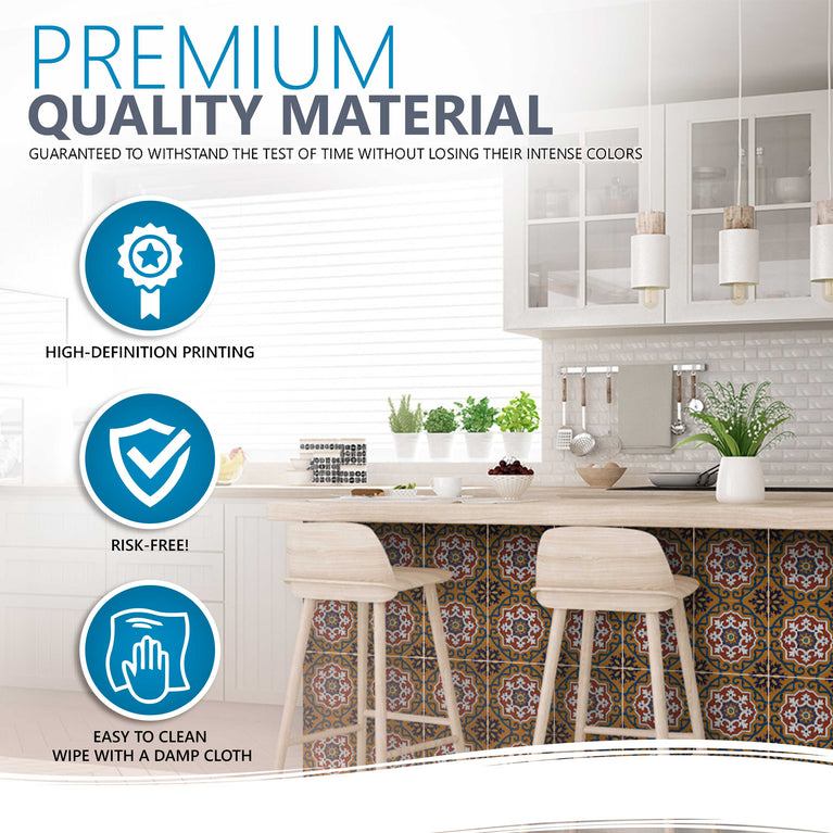 Transform Your Space with Peel and Stick Tile Stickers Model - C2