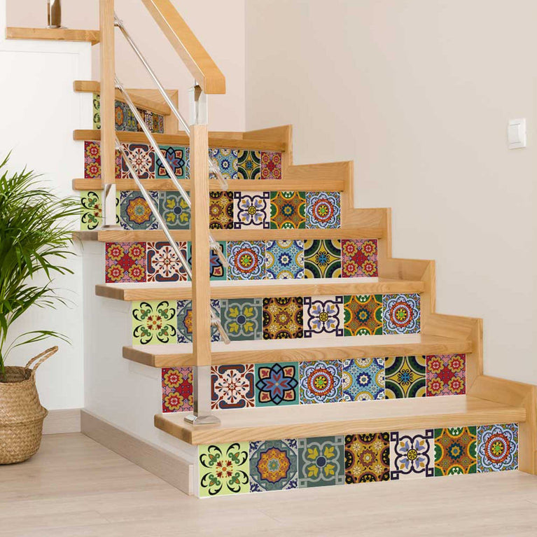 Multicolor different Peel and Stick Tile Stickers for home renovation Model - C35