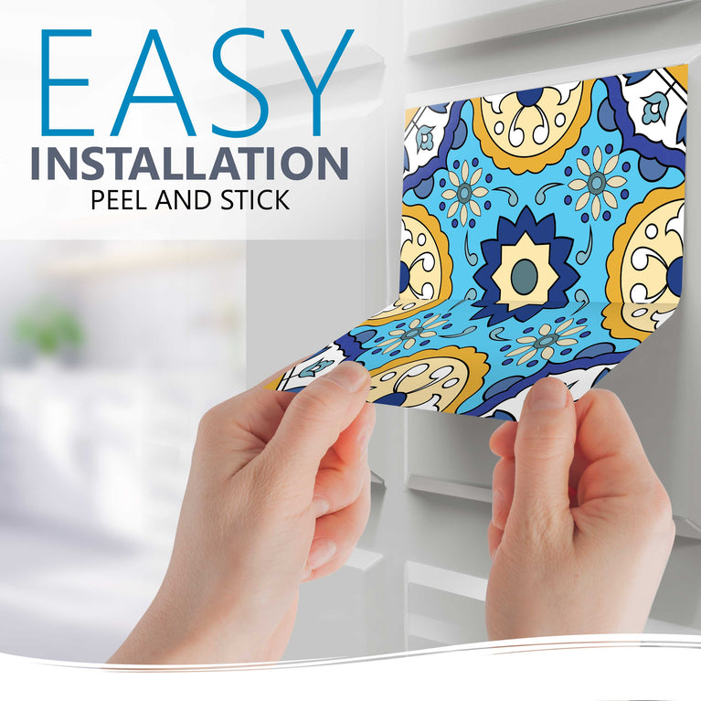 Elevate Your Home Decor with Peel and Stick Tile Stickers Model - C42
