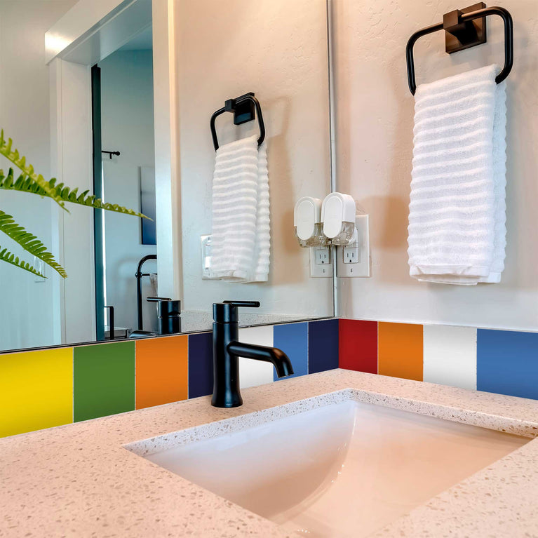 Bathroom Modern tile stickers easy to apply Model - C60
