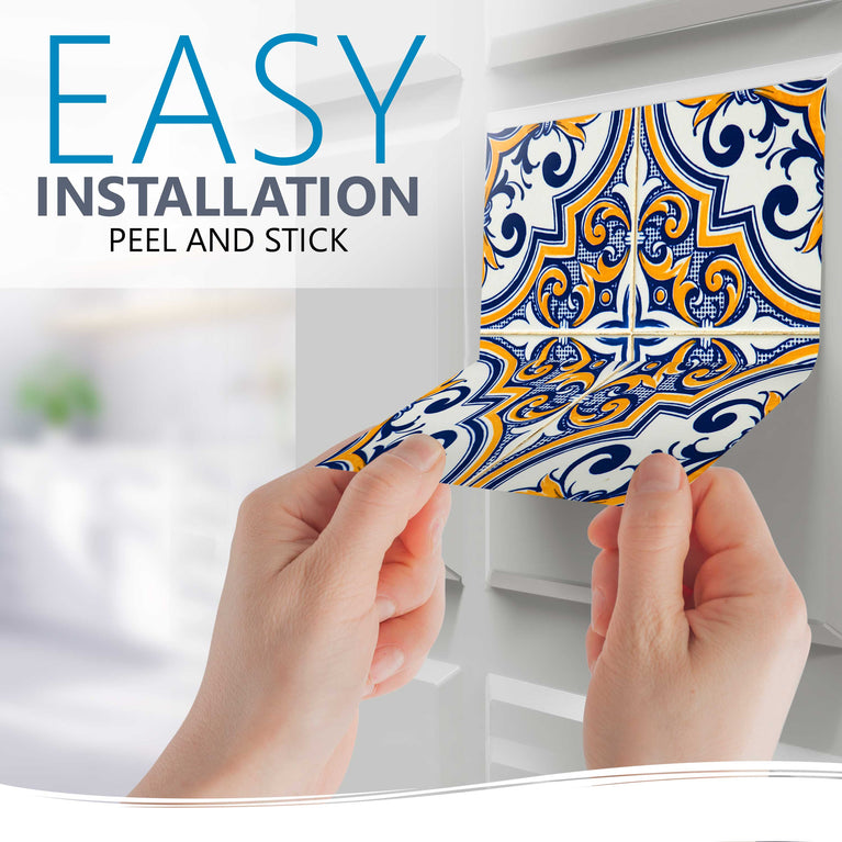 DIY Home Renovations Made Simple with Peel and Stick Tile Stickers Model - H404