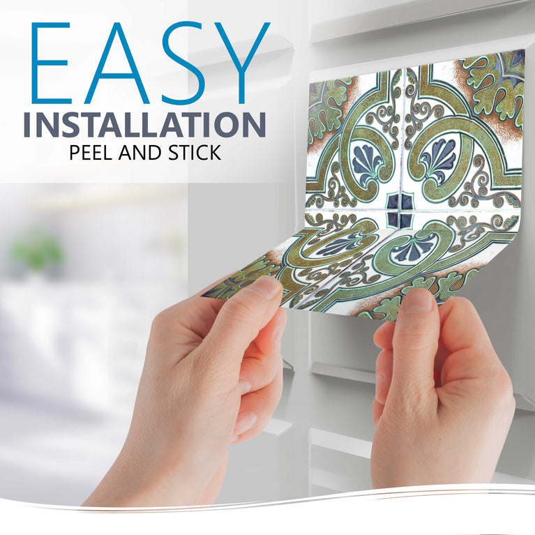 Elevate Your Home Decor with Peel and Stick Tile Stickers Model - H405