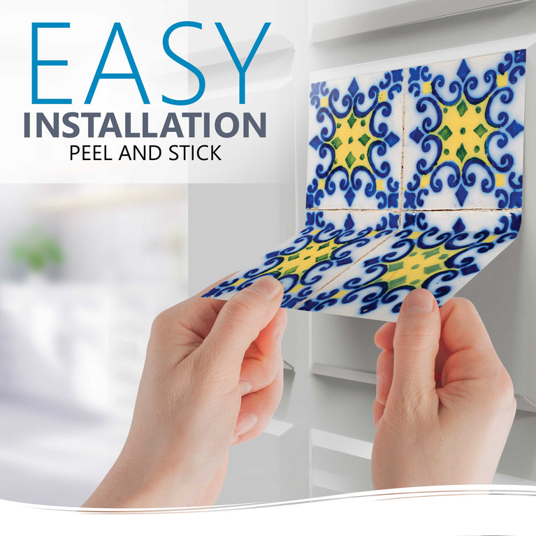 Elevate Your Home Decor with Peel and Stick Tile Stickers Model - H406