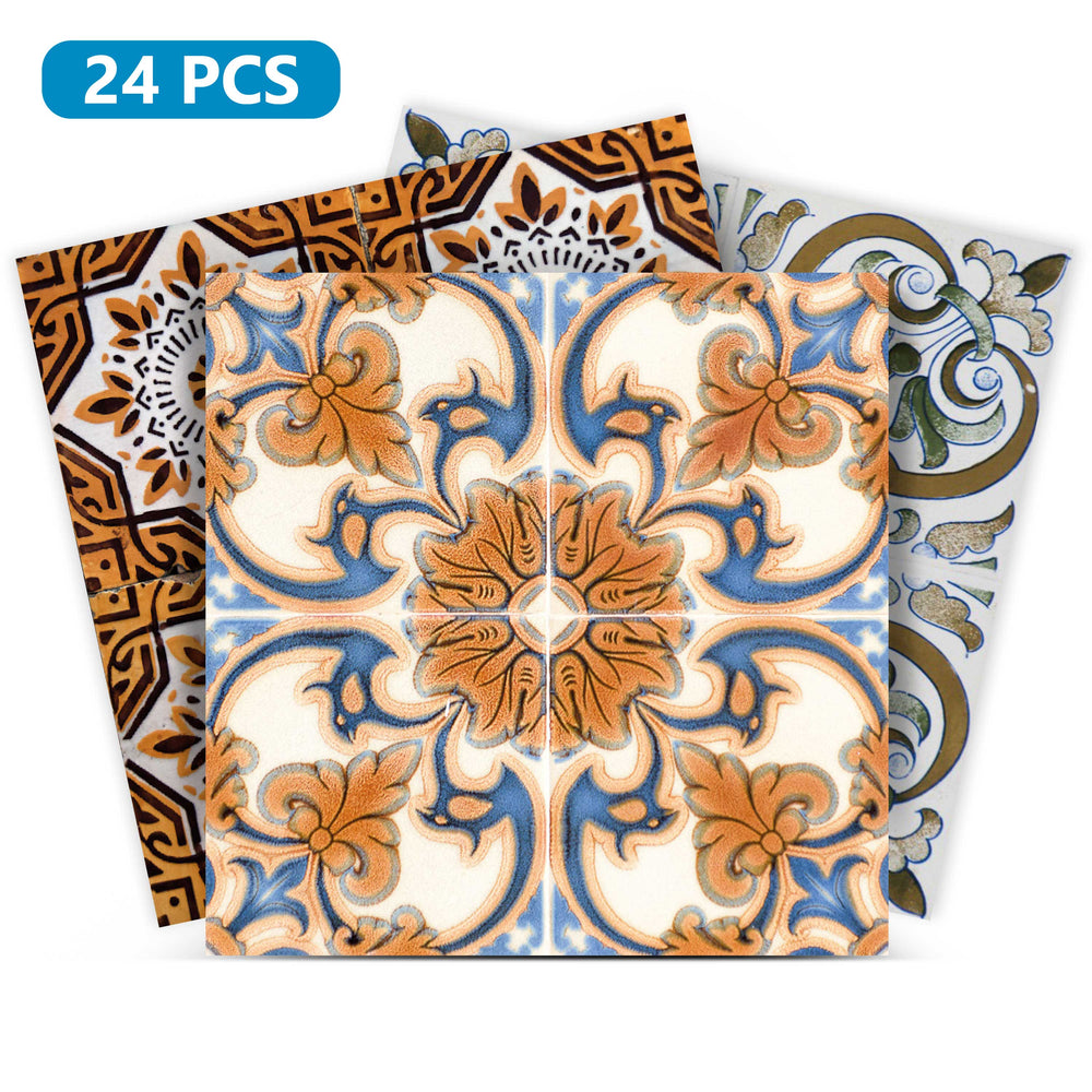 Esmirna Pattern Tile Stickers (Pack of 10)