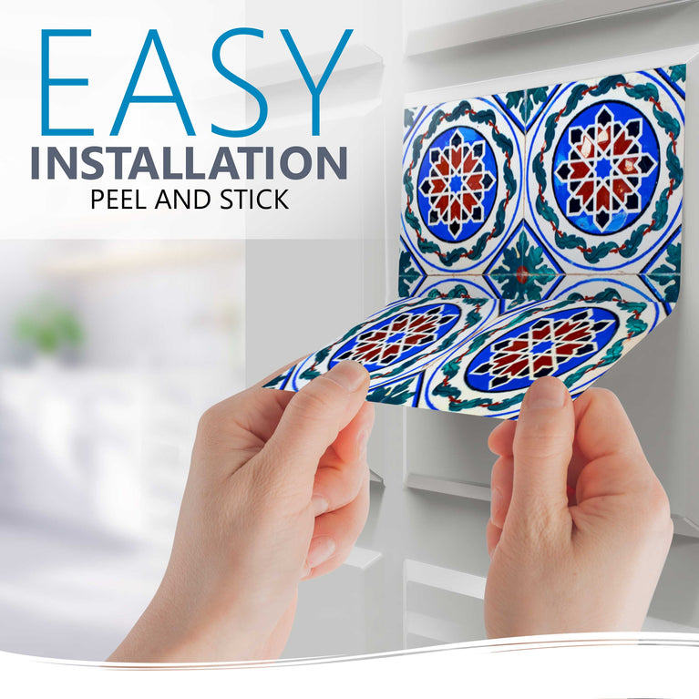 Elevate Your Home Decor with Peel and Stick Tile Stickers Model - H4