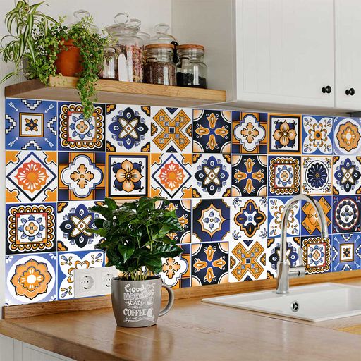 Add a Pop of Style to Your Space with Tile Stickers Model - M11
