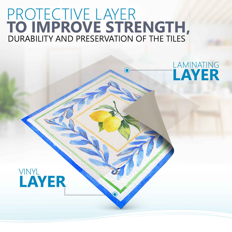 Transform Your Space Easy-to-Apply Removable Floor Tile Stickers for Renters Model - L02
