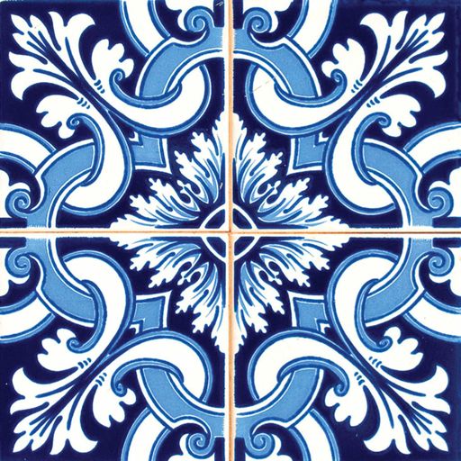 Blue and Green backsplash different patterns Spanish style Tile Stickers Model - H72