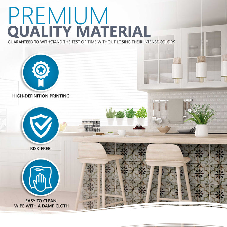 Transform Your Space with Peel and Stick Tile Stickers Bronze Model - R25