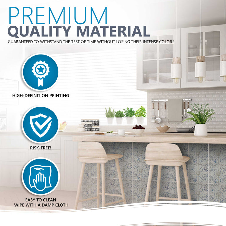 Transform Your Space with Beautiful Backsplash Stickers Model - R29