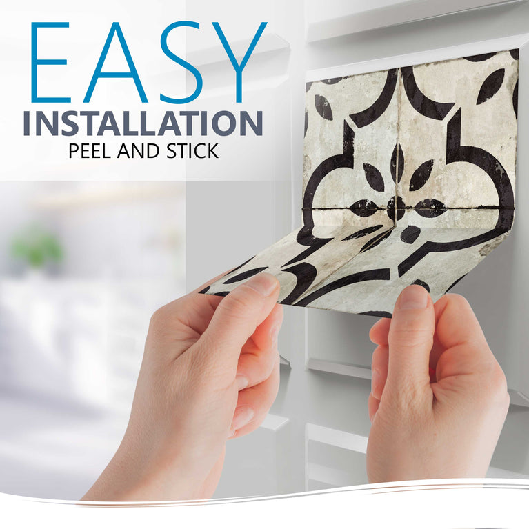 DIY Home Renovations Made Simple with Peel and Stick Tile Stickers Model - R42