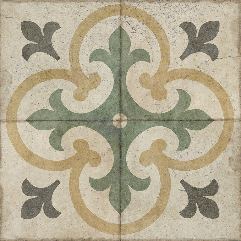 Peel and stick stair treads Green Pattern Peel and stick tile Kitchen Trends Vintage Decor Model - R6