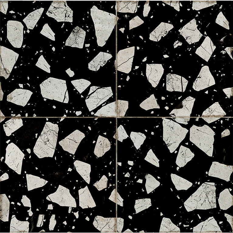 Black Terrazzo Design Easy-to-Install Peel and stick kitchen tile stickers Model - T7