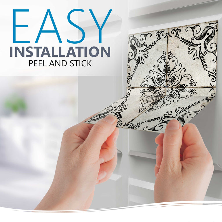 Upgrade Your Home with Easy-to-Install Peel and stick Backsplash Tiles Model - V44